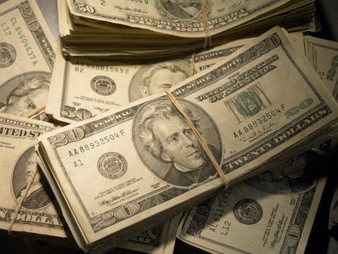 Money dollars