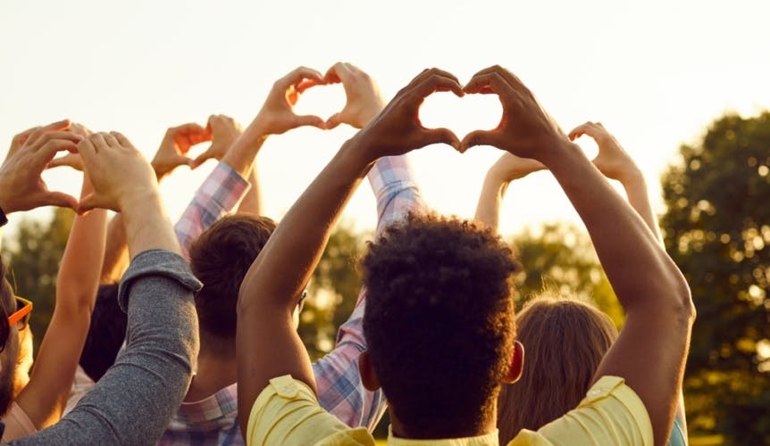 Heart and happy group
