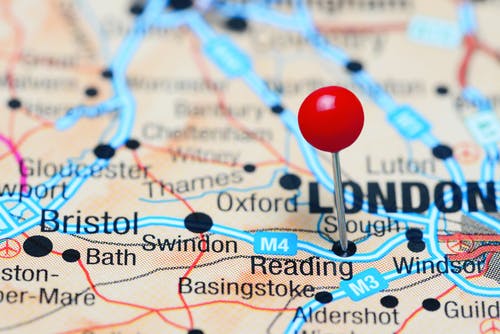 Reading map UK