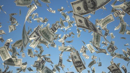 Money dollars