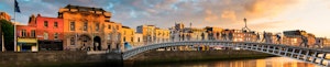 Sunset in Dublin, Ireland for feature on international law firms in Ireland